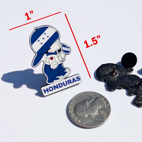 Pin Honduras Pin For Caps Clothing Enamel Badge Honduran Boy Pin Catracho Pin - Picture 2 of 5
